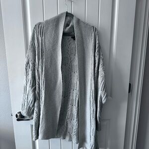 Torrid - Gray Knit Cardigan